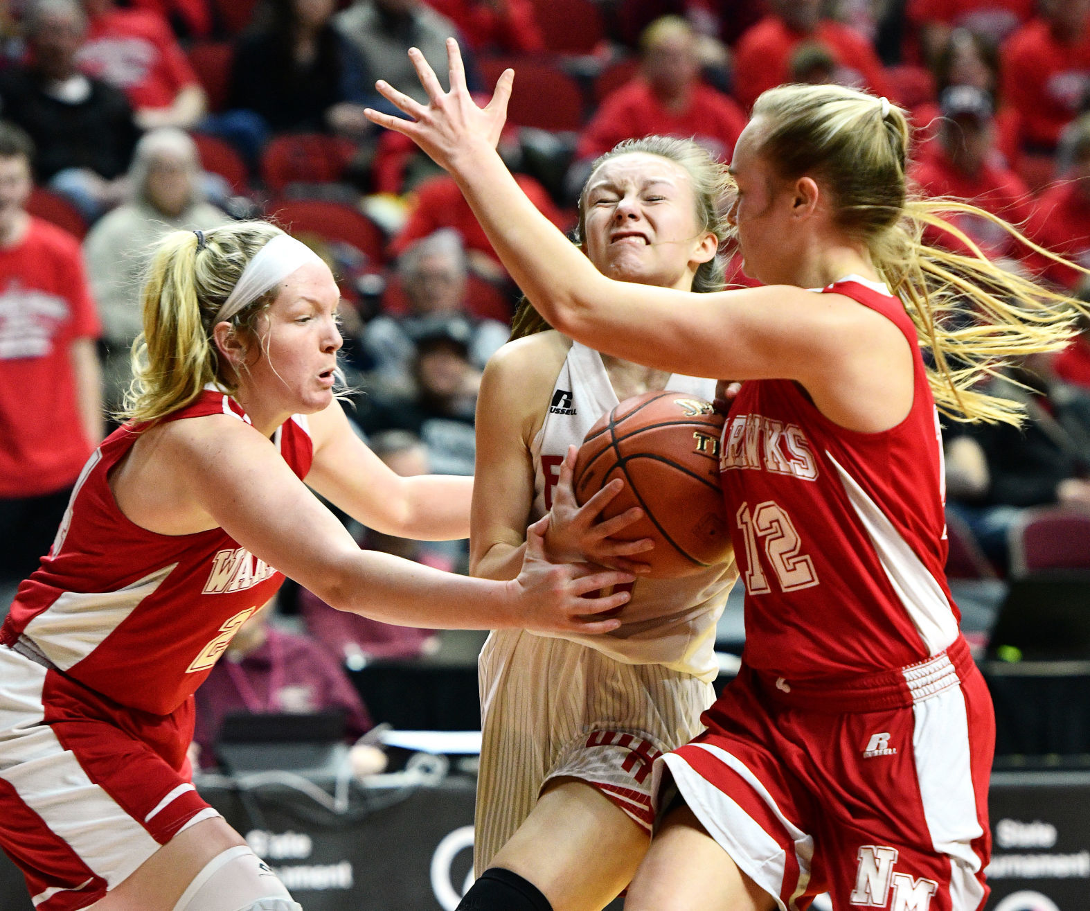 West Hancock vs North Mahaska Catholic state basketball